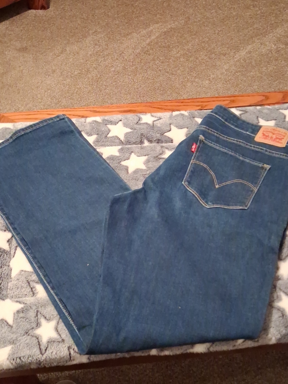 Levi's Women's Dark Blue Flare Jeans Sz 18W
